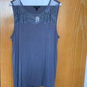 NWT Banana Republic lavender/grey sleeveless top